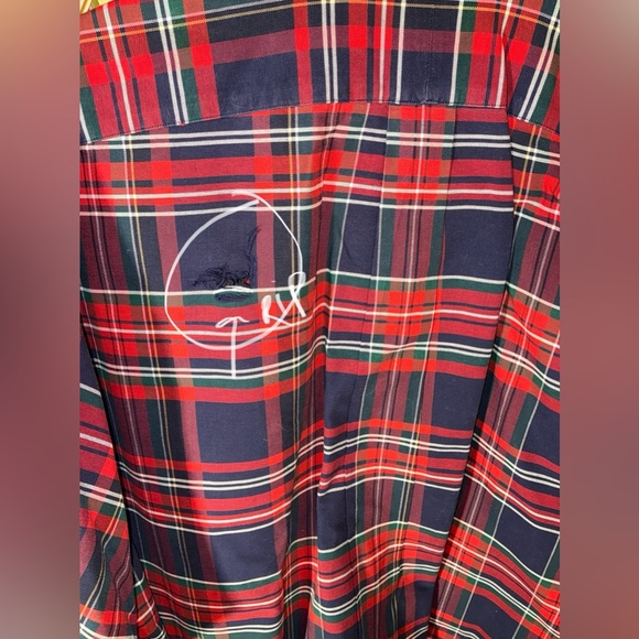Ralph Lauren Men’s Big Shirt Plaid Size L - Picture 4 of 6